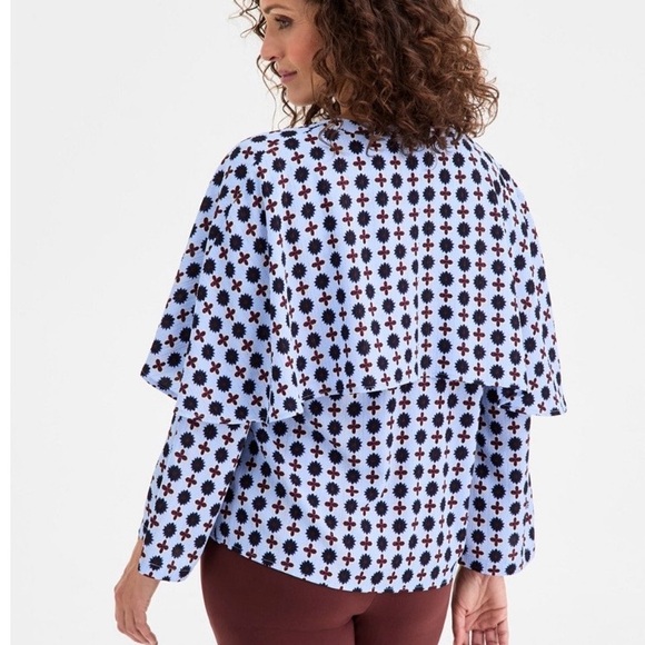 JM Collection Multicolor Patterned Top - Picture 2 of 16